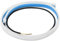 Rtyweth 2 x Auto-LED-Tagfahrlichter, flexibler Streifen, rot, blau, eisblau, Blinker, gelbes Signal, 12 V, weiß