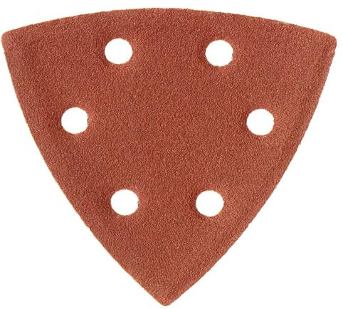 AKbase Schleifdreiecke Delta | 93x93x93mm rot | P150 | 10 Stück | Kletthaftung für Exzenterschleifer | KÖRNUNG und STÜCKZAHL WÄHLBAR | KLETT