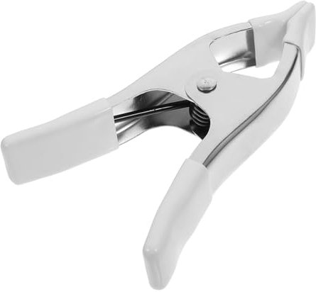 HOMSFOU Federbügel Für Das Handwerk Federklemmen Hochleistungsklemmen Kulissenklammern Hochleistungsklammern Für Poolabdeckungen Klemmen Schwere Ausführung Weiß Gummi