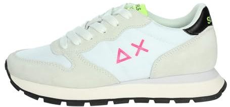 SUN68 Ally Solid Nylon, Sneaker Casual da Donna, Z35201 (Bianco/Fuxia Fluo, Sistema Taglie Calzature EU, Adulto, Numero, Media, 40)
