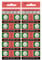 nuanzhiyuan 20Piece/10Pieces AG4 377 LR626 Watch Battery, Reliability Performances 1.5V Button Cell Batteries for Small Electronics