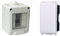 Kit Scatola Elettrica IP55, Completa Di Frutti Compatibile Con Vimar Plana, 1 Modulo Interruttore Unipolare, Contenitore Con Coperchio, Da Muro Parete Esterno e Interno