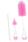 Sosoport 1 Cepillo para Biberones Cepillo para Biberones Cepillo para Fregar Biberones Pajitas Cepillo para Pajitas De Leche Cepillo De Silicona Limpiador De Biberones Cepillo De