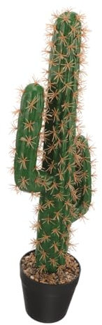 Ipetboom Cactus Artificiale in Vaso Decorativo Simulata Design Realistico Arredamento Versatile e Ufficio Facile da Relax