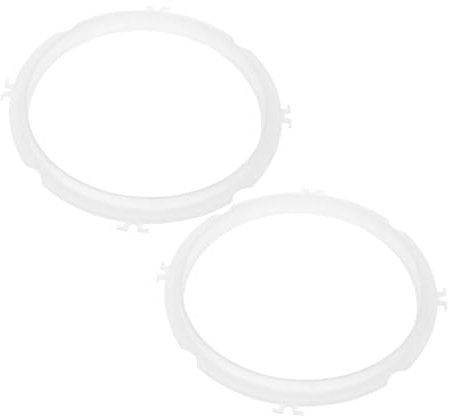 BESTYASH 2 Pezzi Ricambio Silicone per Pentola Pressione Guarnizioni Resistente Facile Installazione Accessori Cucina Compatibili Silicone Stretchy per Chiusura