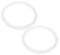 BESTYASH 2 Pezzi Ricambio Silicone per Pentola Pressione Guarnizioni Resistente Facile Installazione Accessori Cucina Compatibili Silicone Stretchy per Chiusura