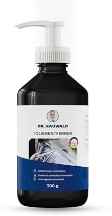 Dr. Rauwald Folienentferner Auto 300ml gegen Aufkleber & Klebereste | Lackschonend (pH-neutral) & geruchsneutral. Löst Tönungsfolie, Werbefolie & Vignetten rückstandslos in nur 15 Min.