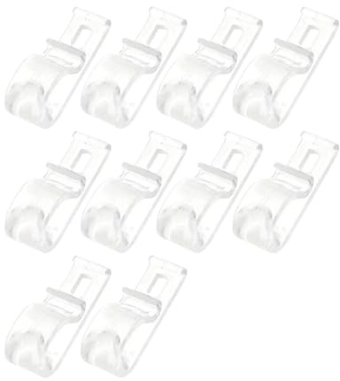 10 stücke Vorhang Pull Perle Haken Klare for Gardinenschnur Führungen Blind Fixierung Schnurlose Jalousien Clip Halter