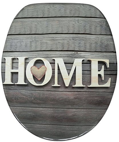 Sanilo WC Sitz mit Absenkautomatik, einfache Montage, aus Holz, Welcome | Toilettendeckel mit Soft-Close, hochwertige Oberfläche und stabile Scharniere, inkl. Montagematerial und Videoanleitung