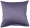 Lorena Uni Classic Mako-Satin Kissen Bezug einfarbig Baumwolle (Malve, 40 cm x 40 cm)