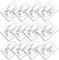 Ansoon Papiervernichter Schmierstoff Blätter 12PCS white-12PCS