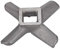 Messereinsatz Messerkreuz Messer Vierkant Achse MUZ6MS4 Fleischwolf Küchenmaschine ORIGINAL Bosch Siemens 00016229 016229