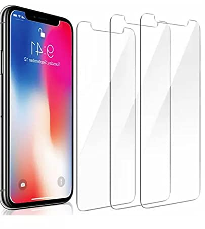 (3 PACK) Screen Protector for iPhone 11Pro,XS,X 5.8-Inch Screen Film, Case Friendly, Tempered Glass Film,Anti Fingerprinter