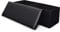 Home Republic Large Ottoman Storage Box Folding Seat, Storage Stool Faux Leather Toy Chest Practical Bench Blanket Box (Black, 110x38cms)