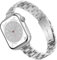 TRUMiRR Remplacement pour Apple Watch Series 7 41mm Bracelet Femme Starlight, Bracelet fin en acier inoxydable Remplacement de la ceinture femelle pour iWatch SE Series 7 6 5 4 3 2 1 41mm 40mm 38mm