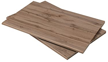DEINE TANTE EMMA 58-444-86 Einlegeboden 2er - Set, Fachboden in Wildeiche Nb. passend für Kleiderschrank Capri ca. 83 cm breit