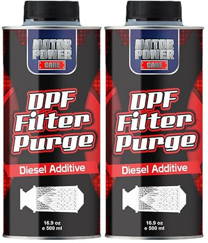 2 bouteilles de purge de filtre DPF : le moyen le plus économique de nettoyer et de protéger votre filtre à particules diesel, additif diesel, haute performance, aide à la régénération sans