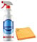 Zopper H3 Glass Mirror Cleaner 1L Smear Free Trigger Spray Quick Powerful Easy to Use Bottle For Sparkling Cars Home Window and more with Microfiber Cloth (Pack of 1)
