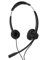 Telephone Headset with Microphone Noise Canceling, H390D-RJ9 Binaural Customer Service Headphone with RJ9 Jack, Call Center VOIP Phone Headset for Office Landline Phones