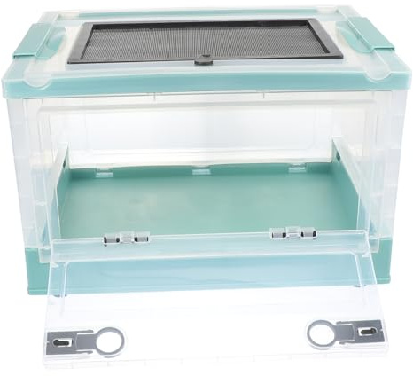 Toyvian Hamsterkäfig Aus Plastik Für Kleine Haustiere Inklusive Unterschlupf Und Ausreichendem Spiel Und Trainingsraum Für Hamster Chinchillas Und Igel