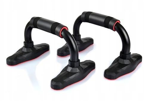 Robuste Liegestützgriffe für Calisthenics Training – Ergonomische Push Up Bars mit Schaumstoffgriff – Rutschfeste Stabile Liegestützgriffe aus Stahl für Krafttraining, Brust, Arme & Heimtraining
