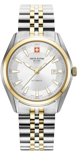 Swiss Alpine Military Herren Automatik Uhr Armbanduhr 7091.2 Edelstahl