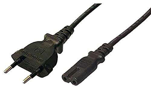 LogiLink CP092 PNetzkabel, CEE 7/16 zu IEC C7, 1,8m, schwarz