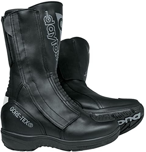 Daytona Travel Star GTX - Stivali da moto per uomo in pelle – nero