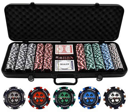 JP Commerce 13.5g 500PC Pro Poker Sandplatz Poker Set