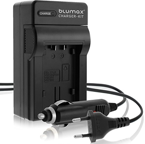 Blumax ersetzt Panasonic VW-VBT190 Ladegerät | kompatibel mit Panasonic VXF11 VX11 V808 HC VXF999 VX878 VX989 V160 V180 V270 V380 V777 W570 W580 WX979