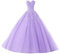 Vantexi Damen Liebsten Lang Spitze Tüll Abschlussballkleid Ballkleid Festkleider Flieder Größe 46