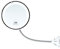 Hamkaw Miroir De Maquillage éclairé Grossissant 10X avec Col De Cygne Flexible Et Ventouse Robuste Miroir De Maquillage pour Vanité De Salle De Bain Pivotante à 360 Degrés