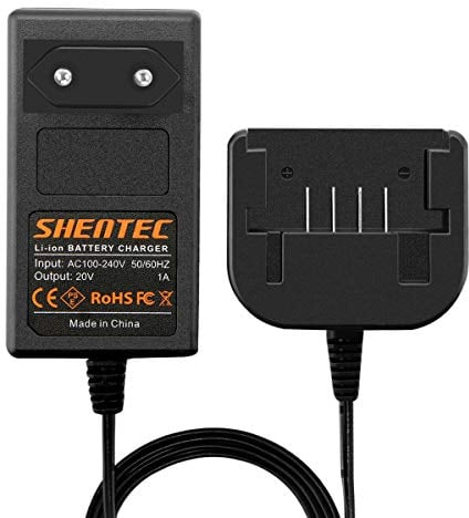 Shentec 20V Caricabatterie Compatibile con BLACK & DECKER LCS1620 agli ioni di litio 20Volt LBXR20 LBXR20-OPE LB20 LBX20 LBX4020 LB2X4020 LBXR2020-OPE BL1514 LBXR16