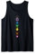 Chakra Regenbogen Yoga Meditation Symbol Spirituell Fraktal Tank Top