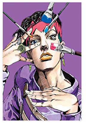 Anime JoJo Bizarre Adventure Rohan Kishibe 3 Leinwand-Poster, Wandkunst, Deko, Gemälde für Wohnzimmer, Schlafzimmer, Dekoration, 30 x 45 cm, ohne Rahmen, Anime JoJo Bizarre Adventure Rohan Kishi
