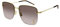 SAINT LAURENT Womens SL 312 M-008 58 Woman Metal Sunglasses, Gold-Gold-Brown