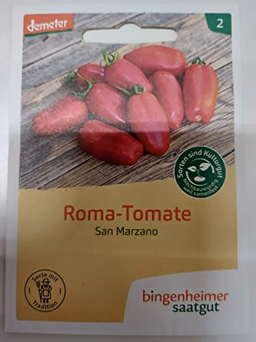 Bingenheimer Saatgut Roma Tomate San Marzano demeter bio für ca. 25 Pflanzen