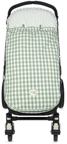Walking Mum Remy Fußsack für Kinderwagen, universell einsetzbar und kompatibel mit den meisten Kinderwagen, Grün, 36358, 1,0 Stück