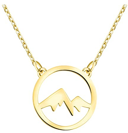 Sofia Milani - Damen Halskette 925 Silber - Berg Anhänger