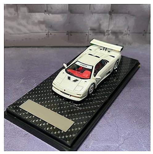 RSFIL Modellauto 1:64 for Lamborghini Diablo Supercar Maßstab Druckgussharz Modellsammlung Auto Weißes Miniaturauto