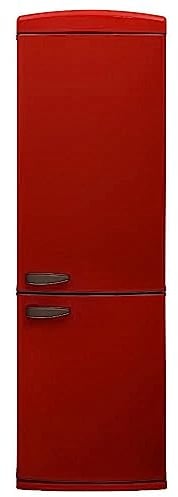 Frigorifero combinato, 230 litri, Rosso, No Frost [Classe energetica D]