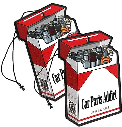 2er Set Tuning Lufterfrischer Duftbaum fürs Auto Air Freshener Design Duft Anhänger (2x Car Parts Addict)
