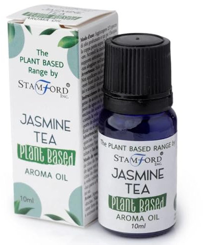 Jasmine Tea Aroma Oils: Plant-Based, Suitable for Diffusers & Oil Burners