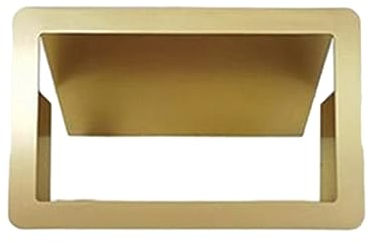 Couvercle de Poubelle de Placard en Acier Inoxydable Couvercle de Poubelle de Placard Encastré Couvercle de Poubelle Carré en Métal Mural Plan de Travail à Compost Couvercle de Déchets pour Cuisine