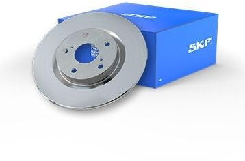 SKF 2x Bremsscheibe Hinten Ø296mm Höhe: 69mm Dicke: 16mm Lochkreis-Ø: 125mm voll VKBD 90321 S1