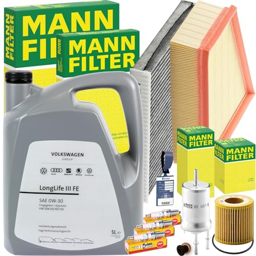 BandelOne enthält Mann Inspektionspaket 0W30 passend für Polo 9N Fabia 6Y Ibiza 3
