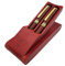 EXCEART Box Federmäppchen Set Gelstiftetui Make Up Pinseletui Buntstiftetui Retro Stiftetui Aquarellstiftetui Vintage Schreibstift Holzstift Signierstift Muschelschale Antik