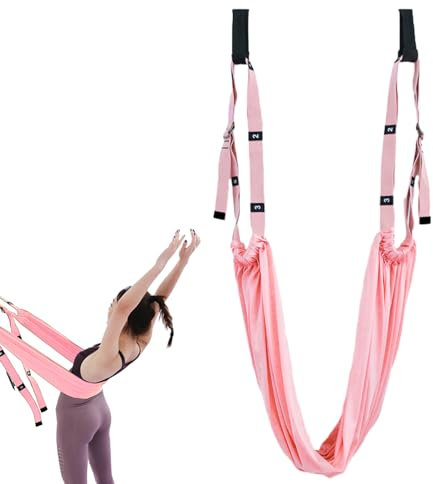 JINGAN Yoga Swing Straps | Yoga Stretching Strap | Stretching Equipment With Door | Aerial Yoga Rope For Back Pa-in | Hammock Swing Stretching Strap Anti- Inversion Yoga Belts