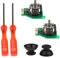 1 jeu de joystick sans dérive avec kit de tournevis, capteur analogique pour Wii U, module de joysticks gauche et droit