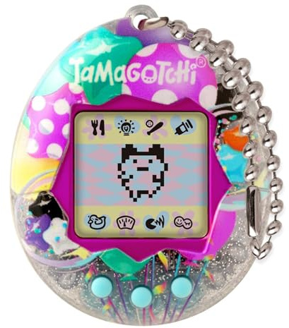 BANDAI 42988 Tamagotchi Original virtuelles Haustier Tama Picknick Mehrfarbig Elektronisches Spielzeug ab 8 Jahren